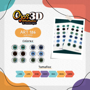 Art 186 Surtido Ojos Línea Mariela Lopez