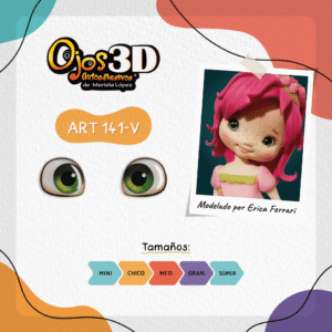 Art 141 verde Ojos Línea Mariela Lopez